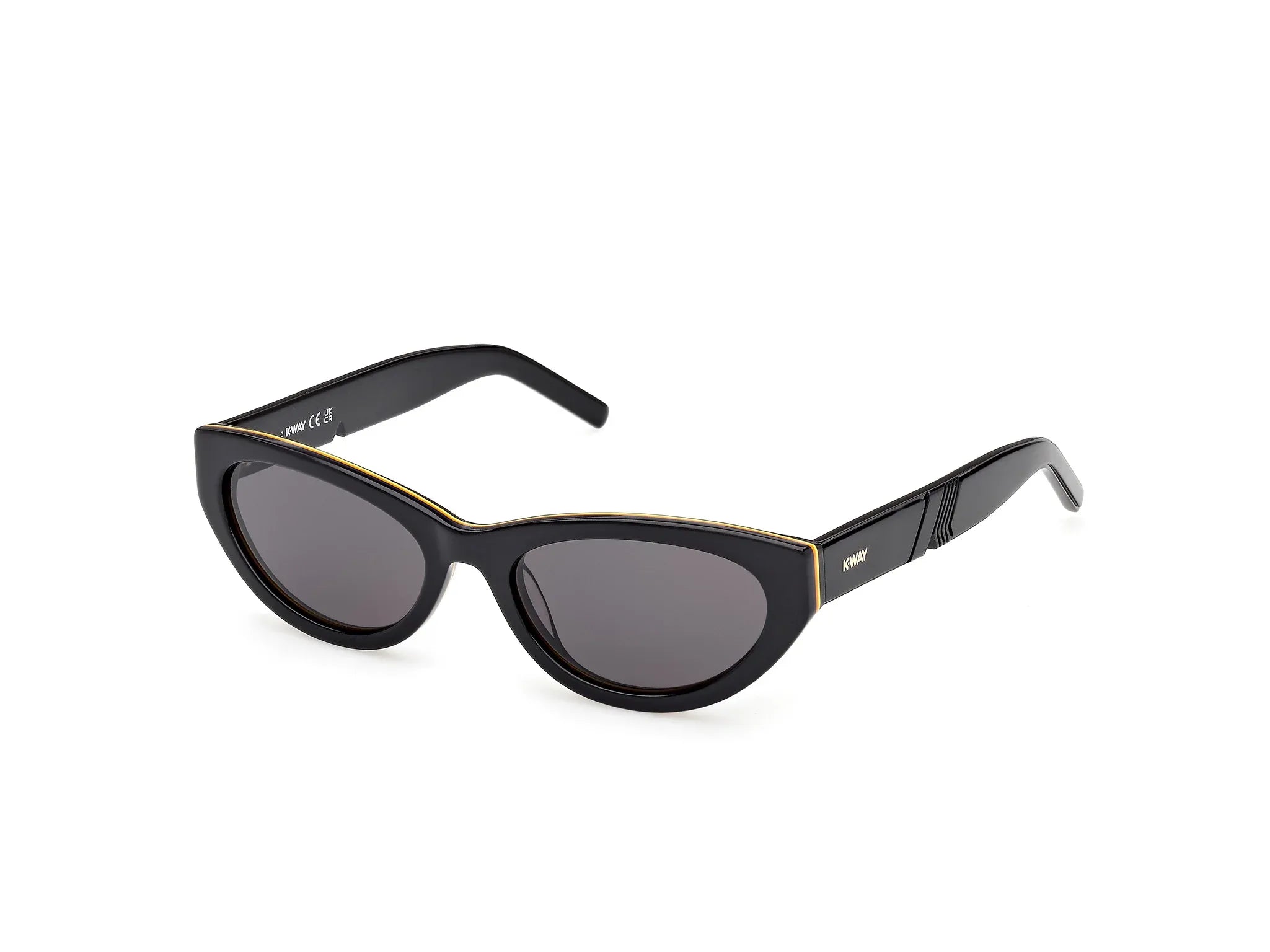 Occhiali da sole da donna K-Way KW0005 01A Nero Lucido - Pistilleria