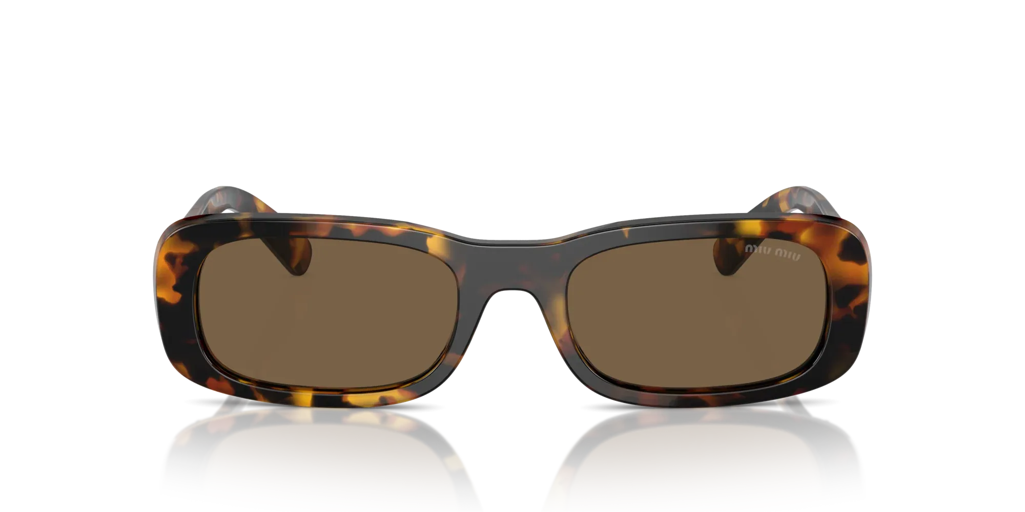 Occhiali da sole da donna Miu Miu MU 08ZS VAU06B Havana miele - Pistilleria