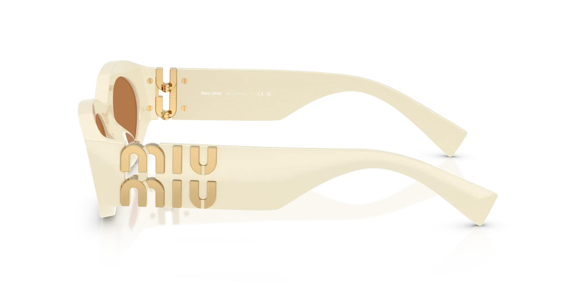 Occhiali da sole da donna Miu Miu MU 11WS 21D90Q Bianco latte - Pistilleria