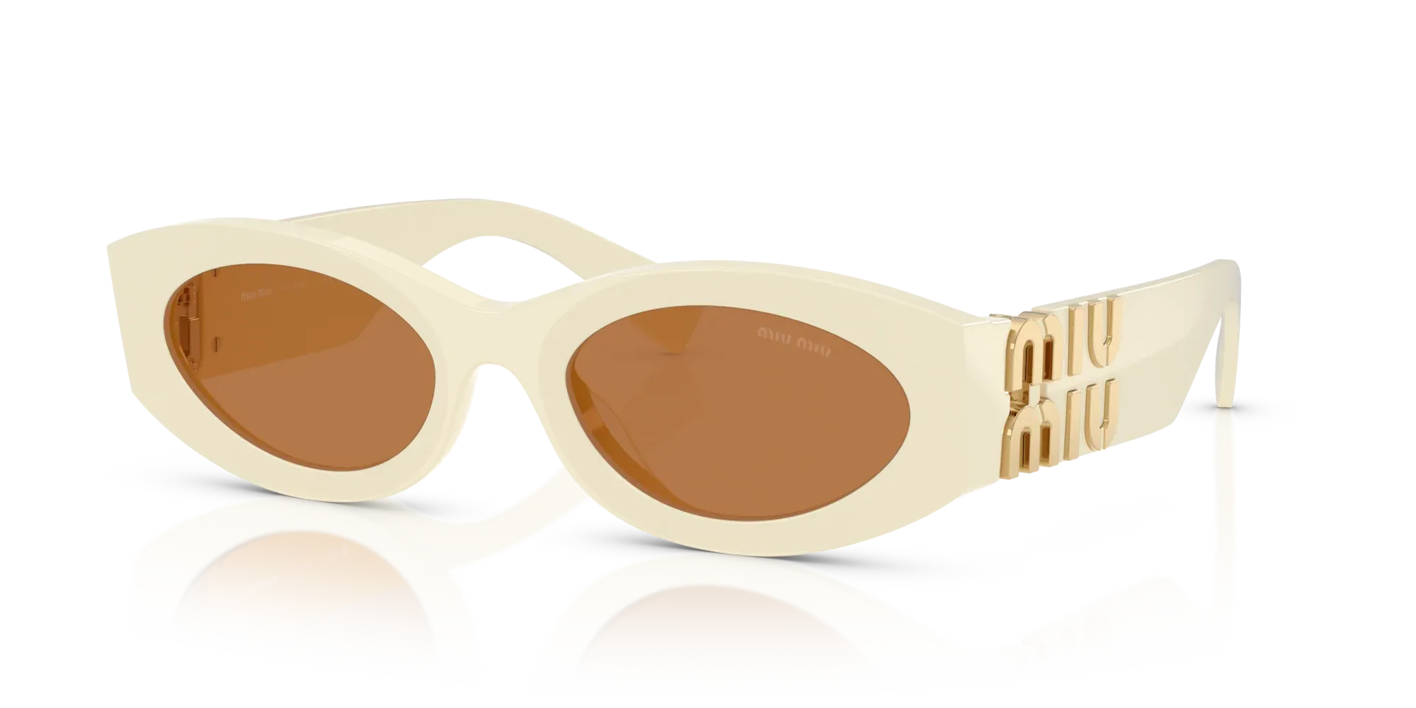 Occhiali da sole da donna Miu Miu MU 11WS 21D90Q Bianco latte - Pistilleria