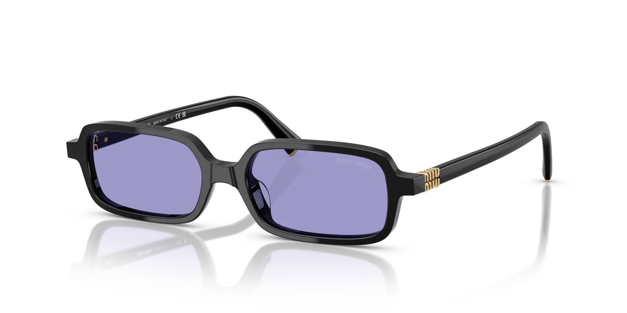 Occhiali da sole da donna Miu Miu MU 11ZS 16K01O Nero - Pistilleria