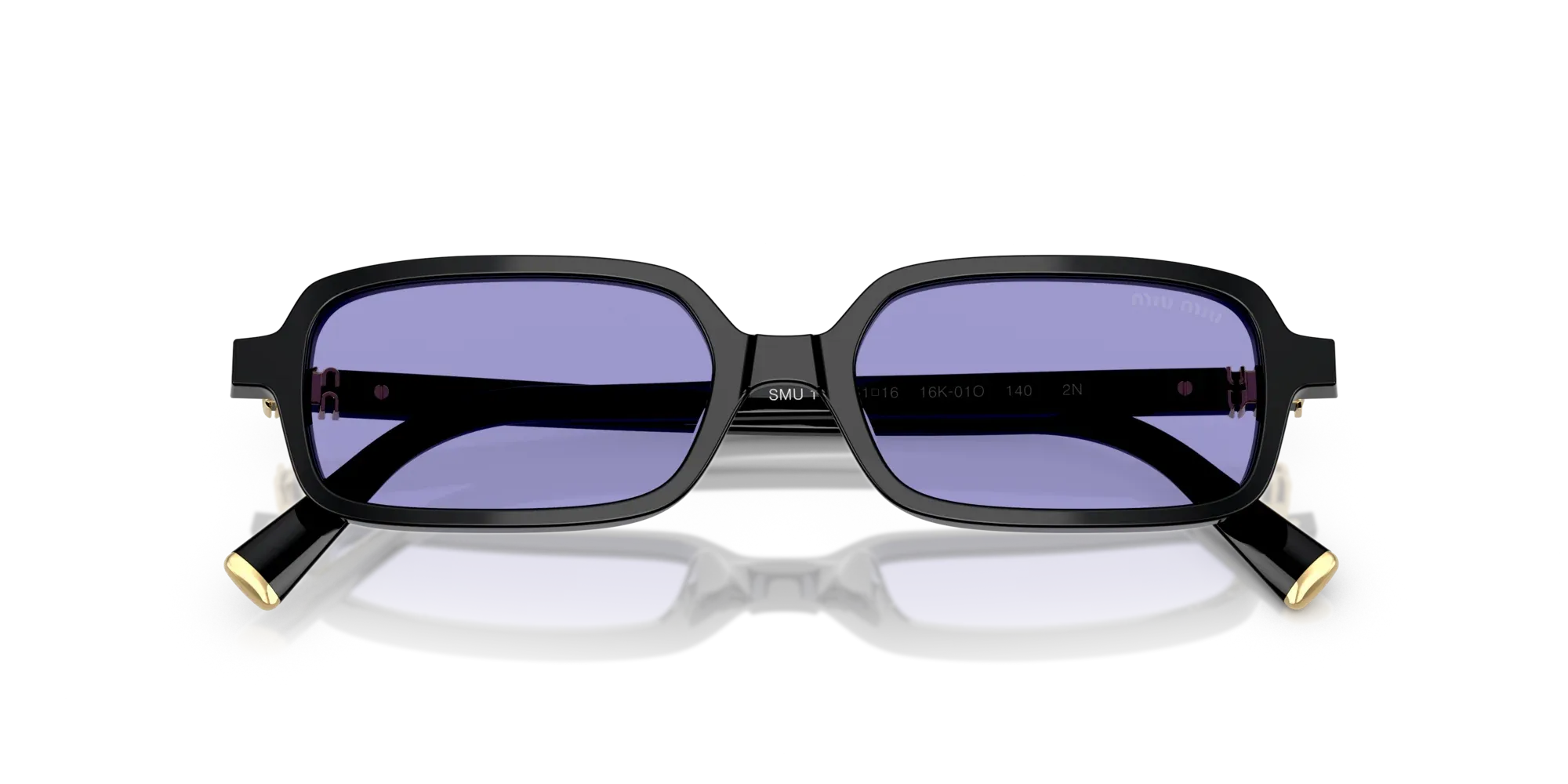 Occhiali da sole da donna Miu Miu MU 11ZS 16K01O Nero - Pistilleria