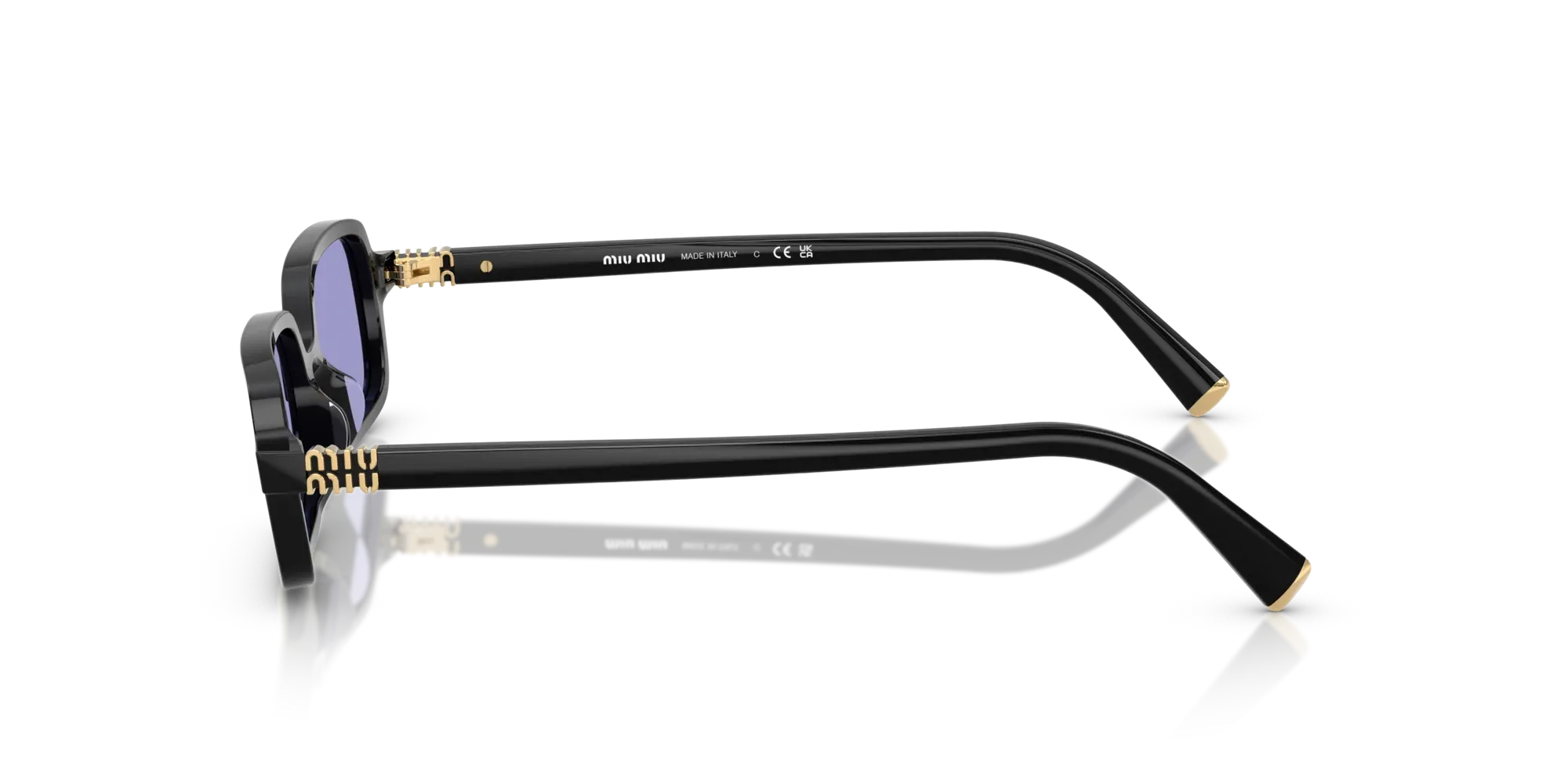 Occhiali da sole da donna Miu Miu MU 11ZS 16K01O Nero - Pistilleria