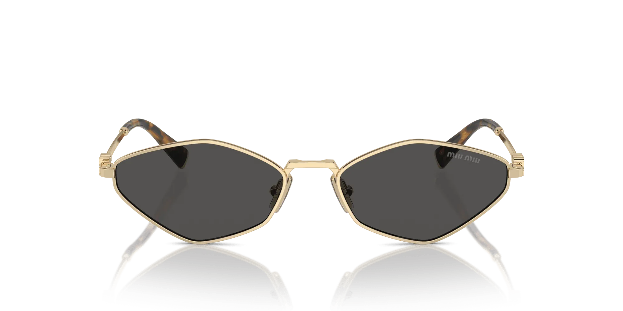 Occhiali da sole da donna Miu Miu MU 56ZS ZVN5S0 Pale Gold - Pistilleria