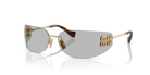 Occhiali da sole da donna Miu Miu MU A51S 5AK50K Oro - Pistilleria