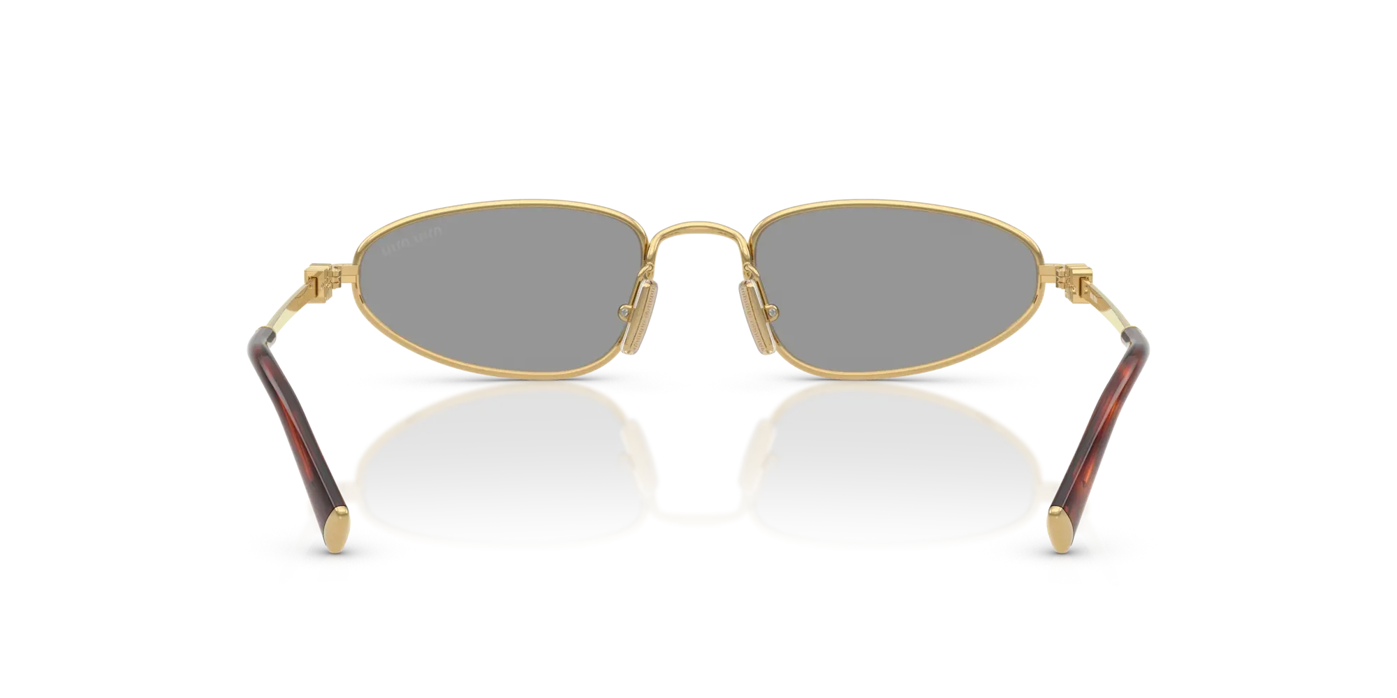 Occhiali da sole da donna Miu Miu MU A52S 5AK40O Oro - Pistilleria