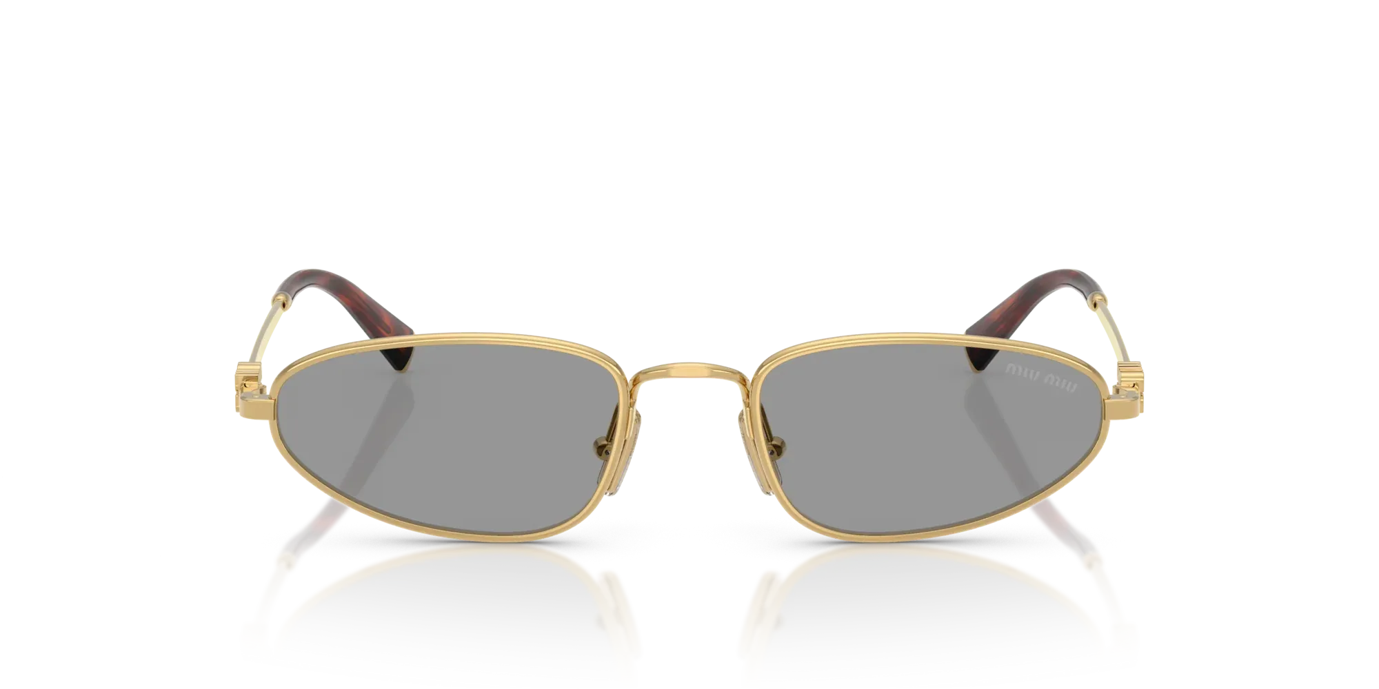 Occhiali da sole da donna Miu Miu MU A52S 5AK40O Oro - Pistilleria