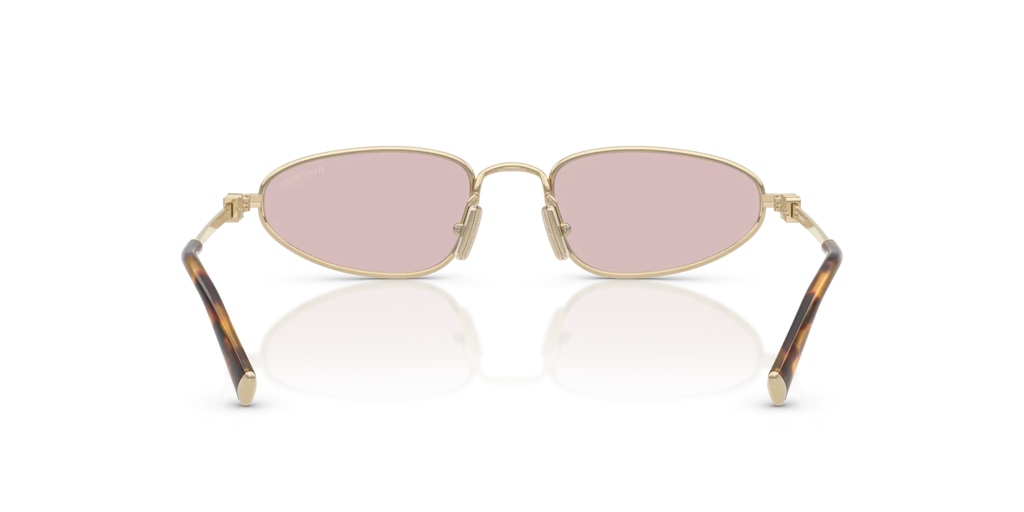 Occhiali da sole da donna Miu Miu MU A52S ZVN4I0 Oro pallido - Pistilleria