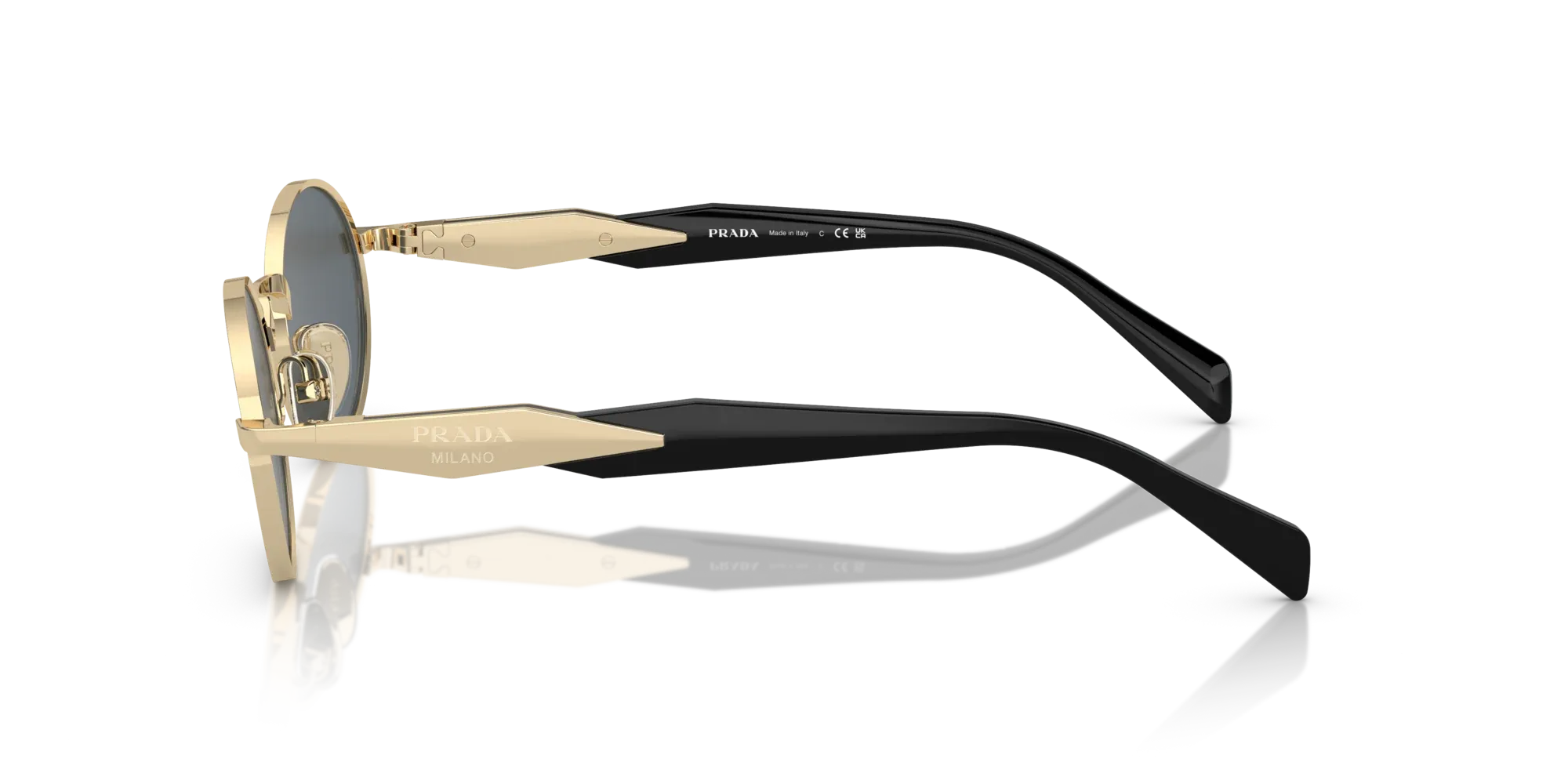 Occhiali da sole da donna Prada PR 65ZS ZVN09T - Oro pallido - Pistilleria