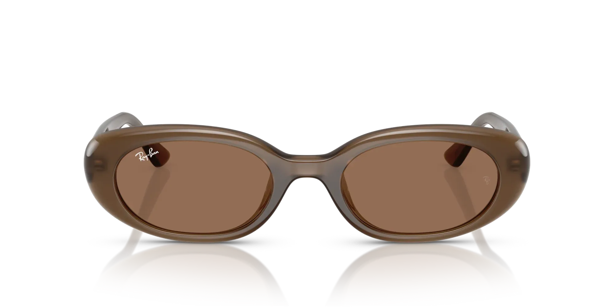 Occhiali da sole da donna Ray-Ban RB4441D 677973 - Marrone opale - Pistilleria