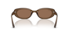Occhiali da sole da donna Ray-Ban RB4441D 677973 - Marrone opale - Pistilleria