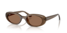 Occhiali da sole da donna Ray-Ban RB4441D 677973 - Marrone opale - Pistilleria