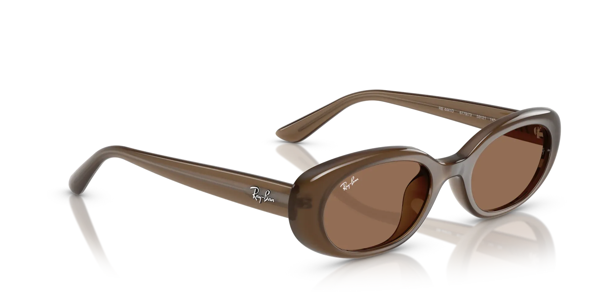 Occhiali da sole da donna Ray-Ban RB4441D 677973 - Marrone opale - Pistilleria