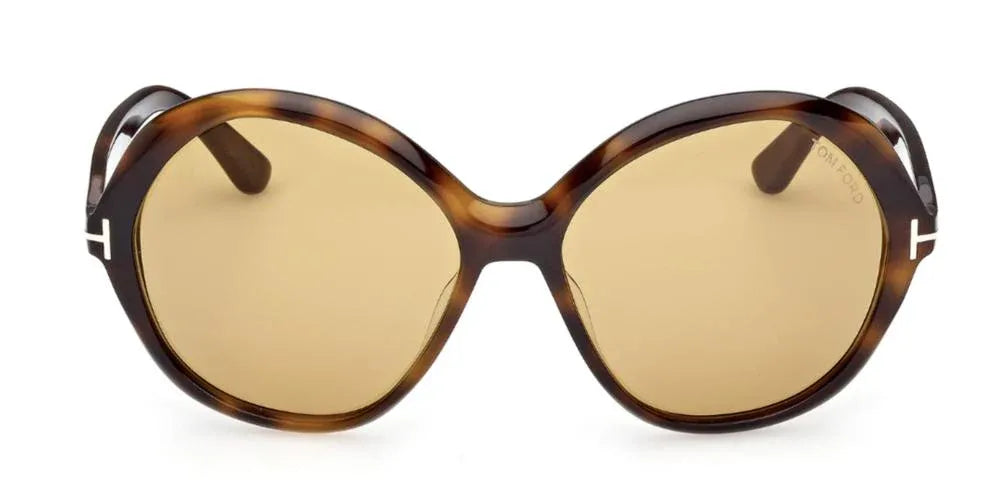 Occhiali da sole da donna Tom Ford FT1282 ANNABELLE 02 52E Avana Scura - Pistilleria