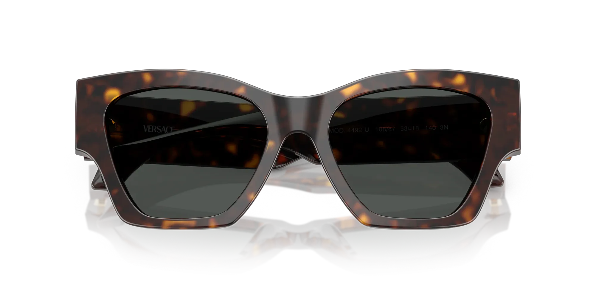 Occhiali da sole da donna Versace VE4492U 108/87 Havana scuro - Pistilleria