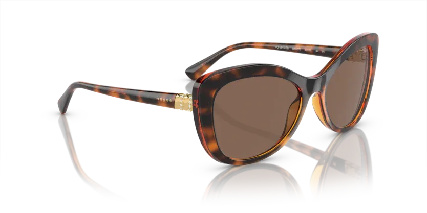 Occhiali da sole da donna Vogue VO5515SB W65673 - Havana scuro - Pistilleria