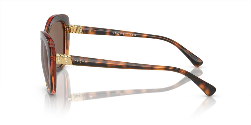 Occhiali da sole da donna Vogue VO5515SB W65673 - Havana scuro - Pistilleria