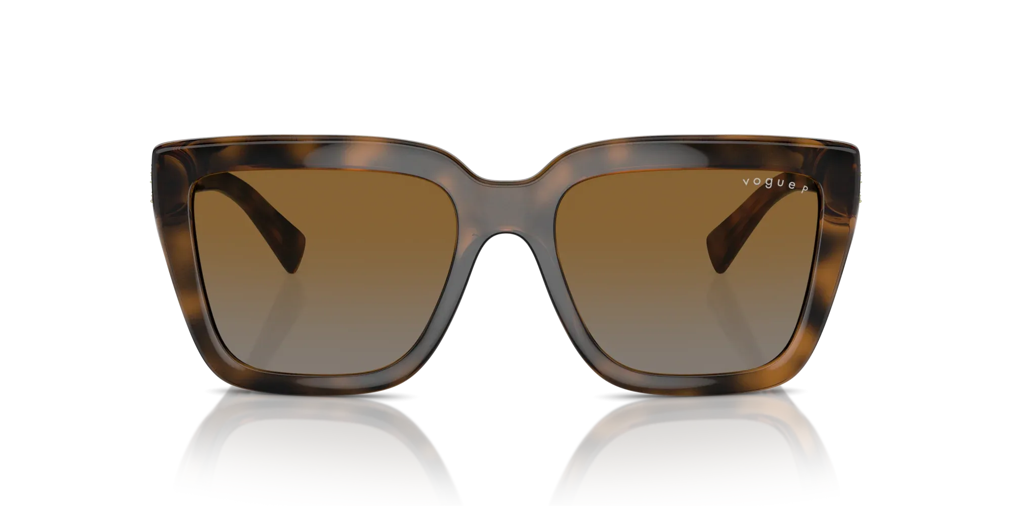 Occhiali da sole da donna Vogue VO5575SB 2386T5 Top havana scuro/marrone chiaro Polarizzati - Pistilleria