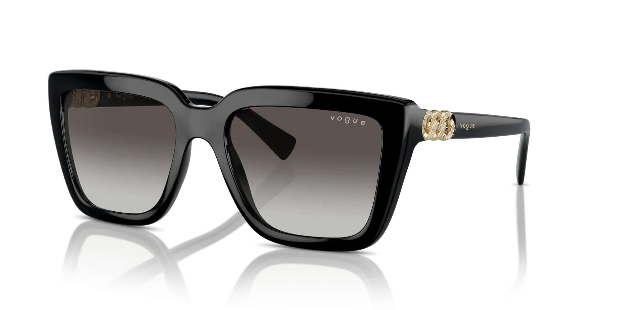 Occhiali da sole da donna Vogue VO5575SB W44/8G Nero - Pistilleria