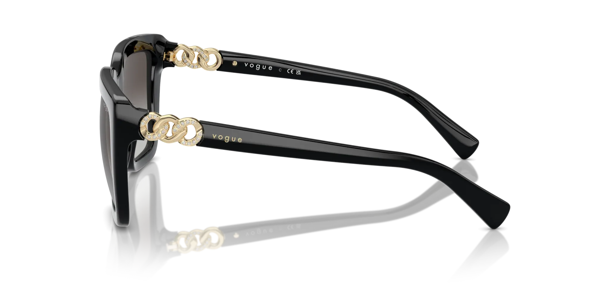Occhiali da sole da donna Vogue VO5575SB W44/8G Nero - Pistilleria
