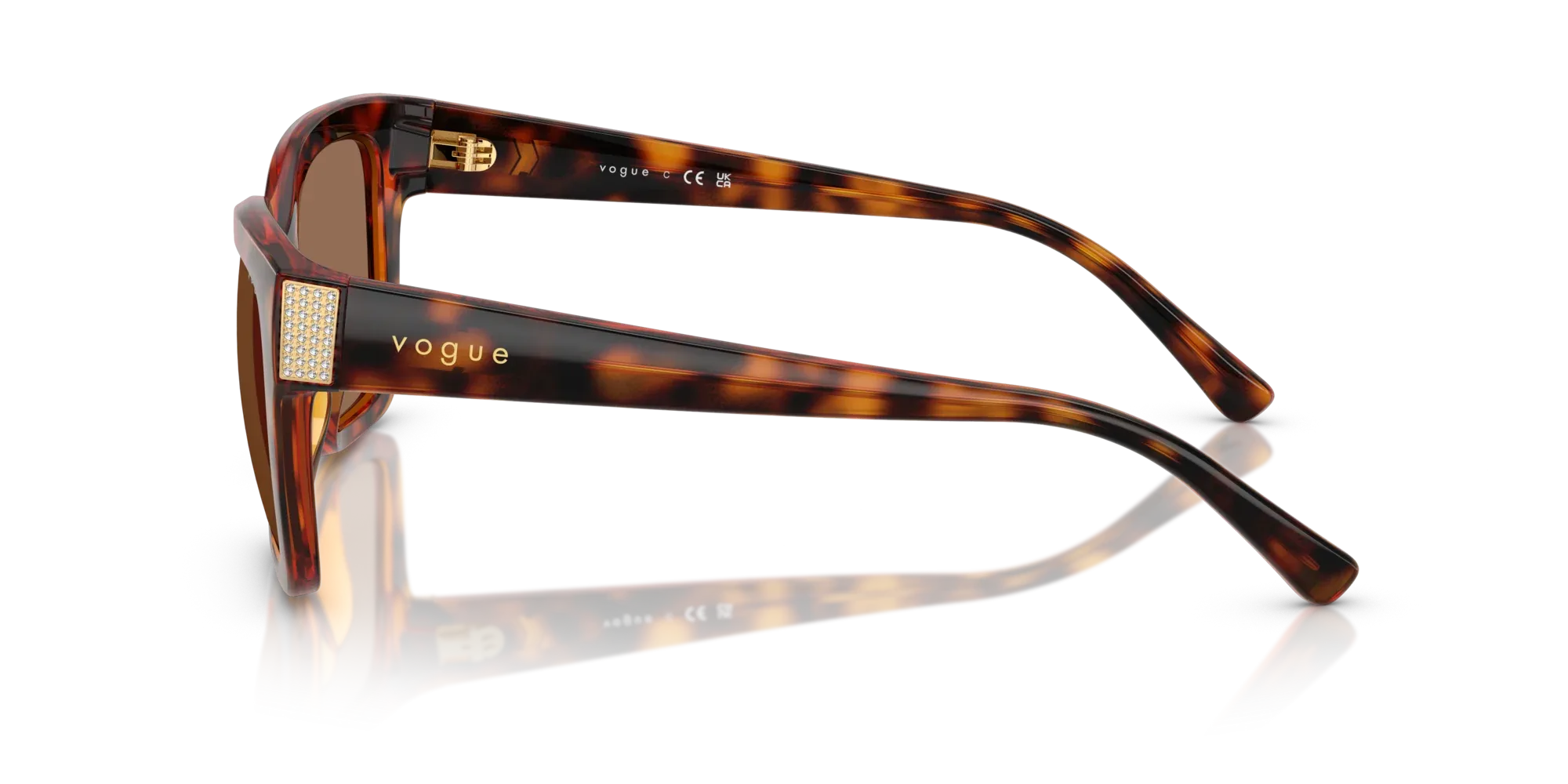 Occhiali da sole da donna Vogue VO5613SB W65673 Havana scuro - Pistilleria