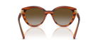 Occhiali da sole da donna Vogue VO5634SB 1508T5 Havana scuro striato Polarizzati - Pistilleria
