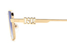 Occhiali da sole da uomo DSquared2 D2 0104/S LKS08 - Pistilleria