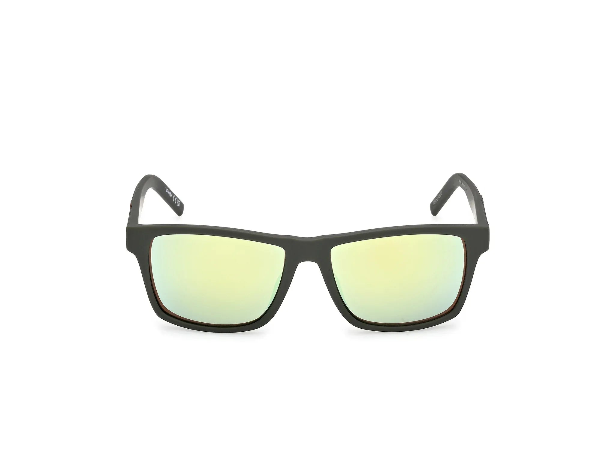 Occhiali da sole da uomo K-Way KW0012 97Q Verde Scuro Opaco - Pistilleria