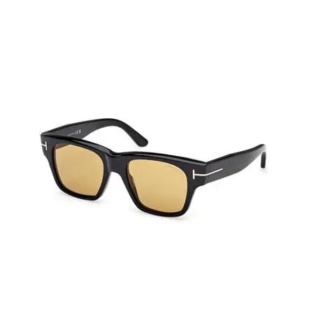 Occhiali da sole da uomo Tom Ford FT1280 Caine-02 01E Nero Lucido - Pistilleria