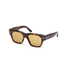 Occhiali da sole da uomo Tom Ford FT1280 Caine-02 53E Avana Bionda - Pistilleria