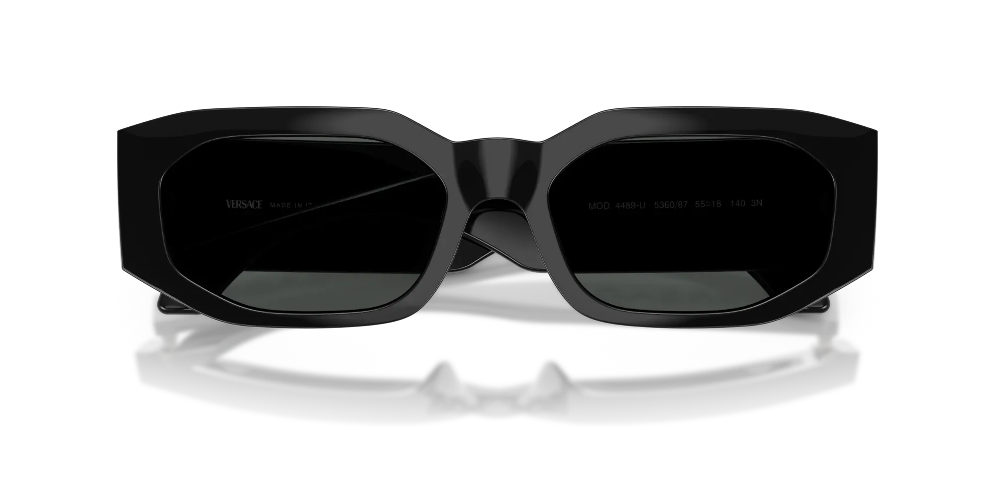 Occhiali da sole da uomo Versace VE4489U 536087 Nero - Pistilleria