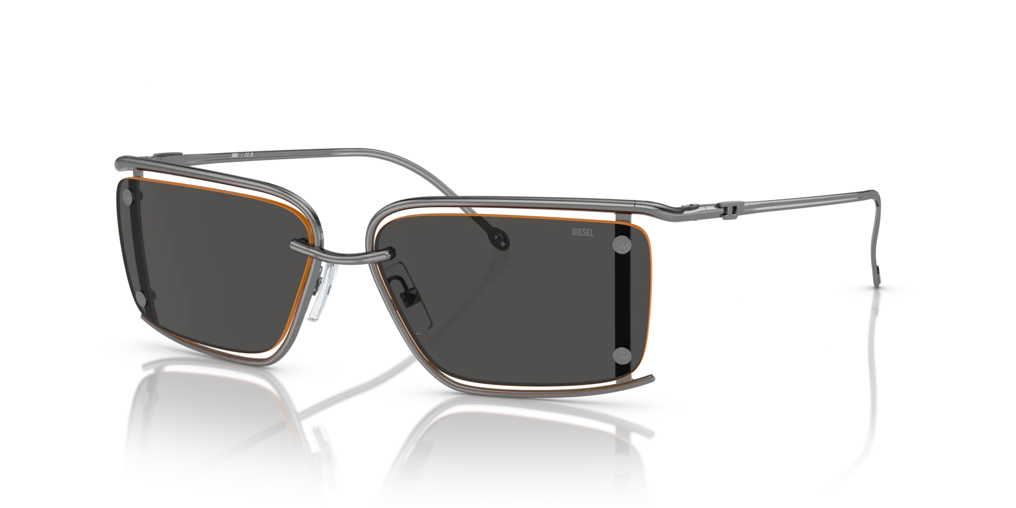 Occhiali da sole Diesel DL1002 104/87 Gunmetal lucido - Pistilleria
