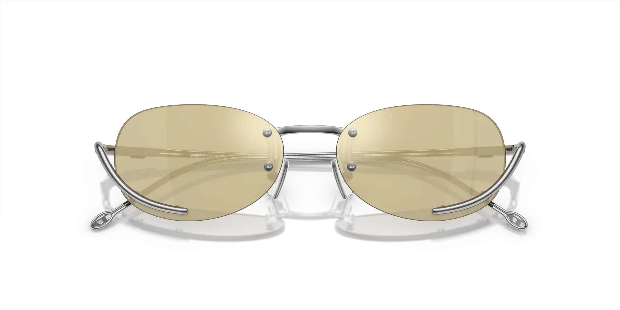 Occhiali da sole Diesel DL1004 111/V9 Argento spazzolato - Pistilleria