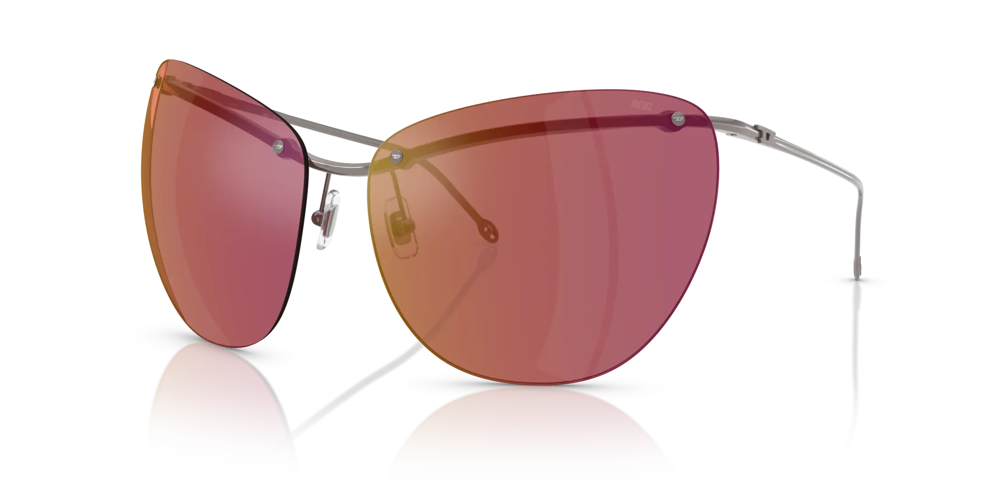 Occhiali da sole Diesel DL1007 115/D0 Gunmetal sabbiato - Pistilleria