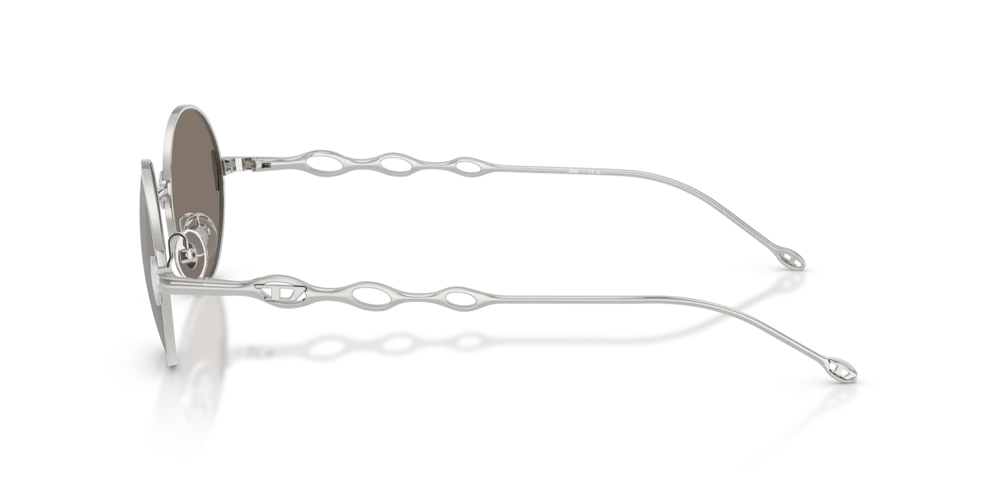 Occhiali da sole Diesel DL1008 1001Z6 Argento lucido - Pistilleria
