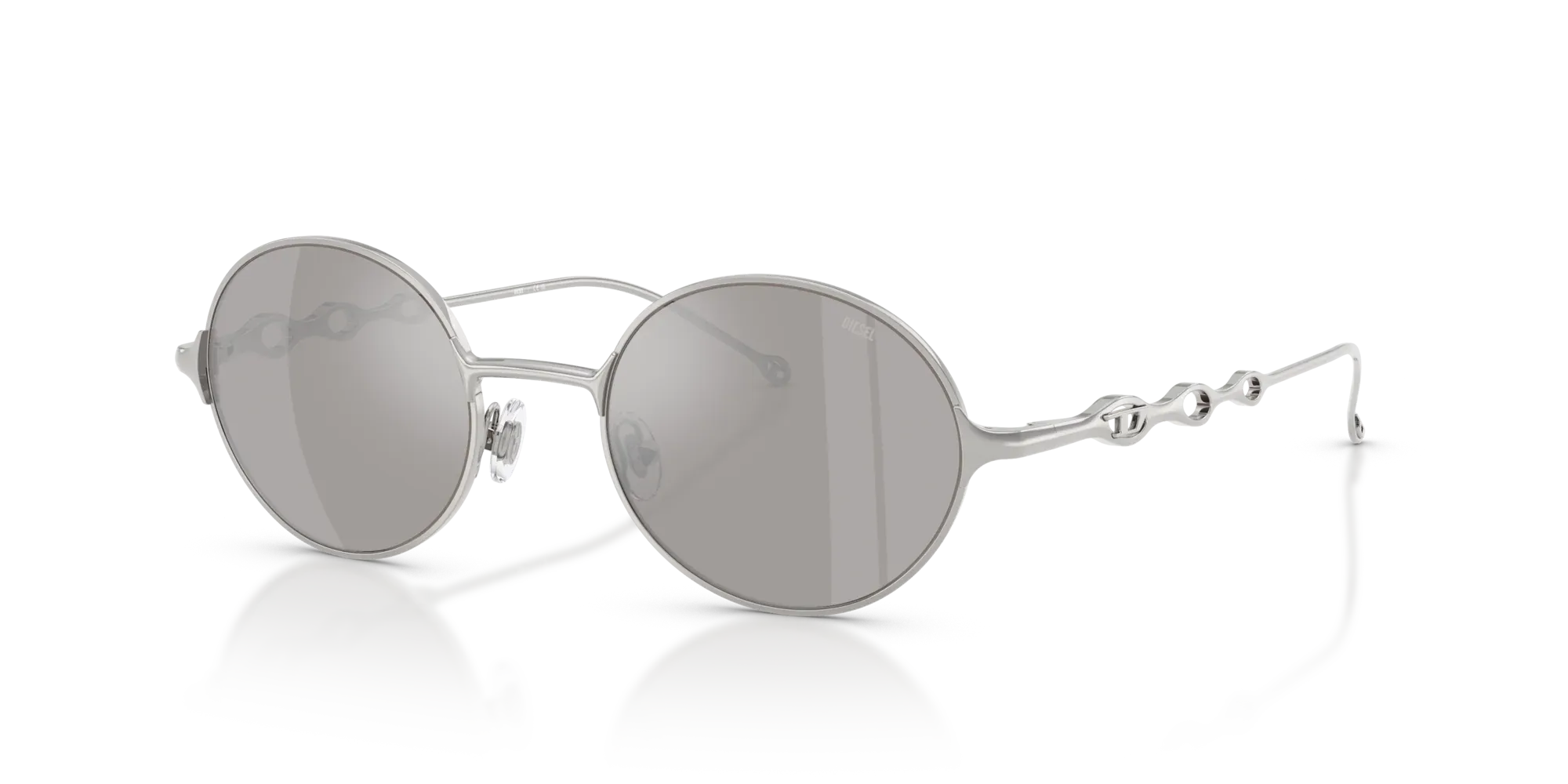 Occhiali da sole Diesel DL1008 1001Z6 Argento lucido - Pistilleria