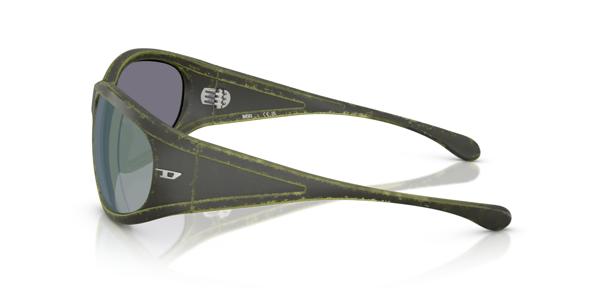 Occhiali da sole Diesel DL3002 511/J2 Verde ruggine/nero - Pistilleria