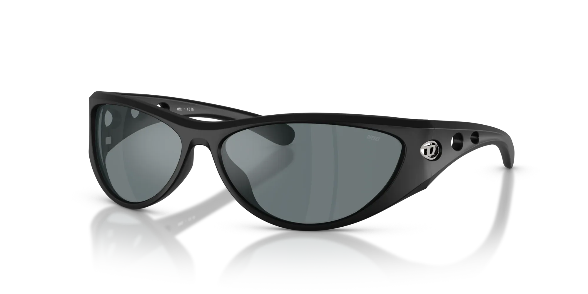 Occhiali da sole Diesel DL3004U 20026G Nero opaco - Pistilleria