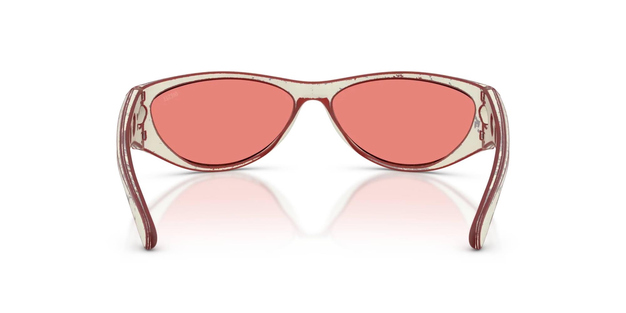 Occhiali da sole Diesel DL3004U 20107E White barrelling red - Pistilleria