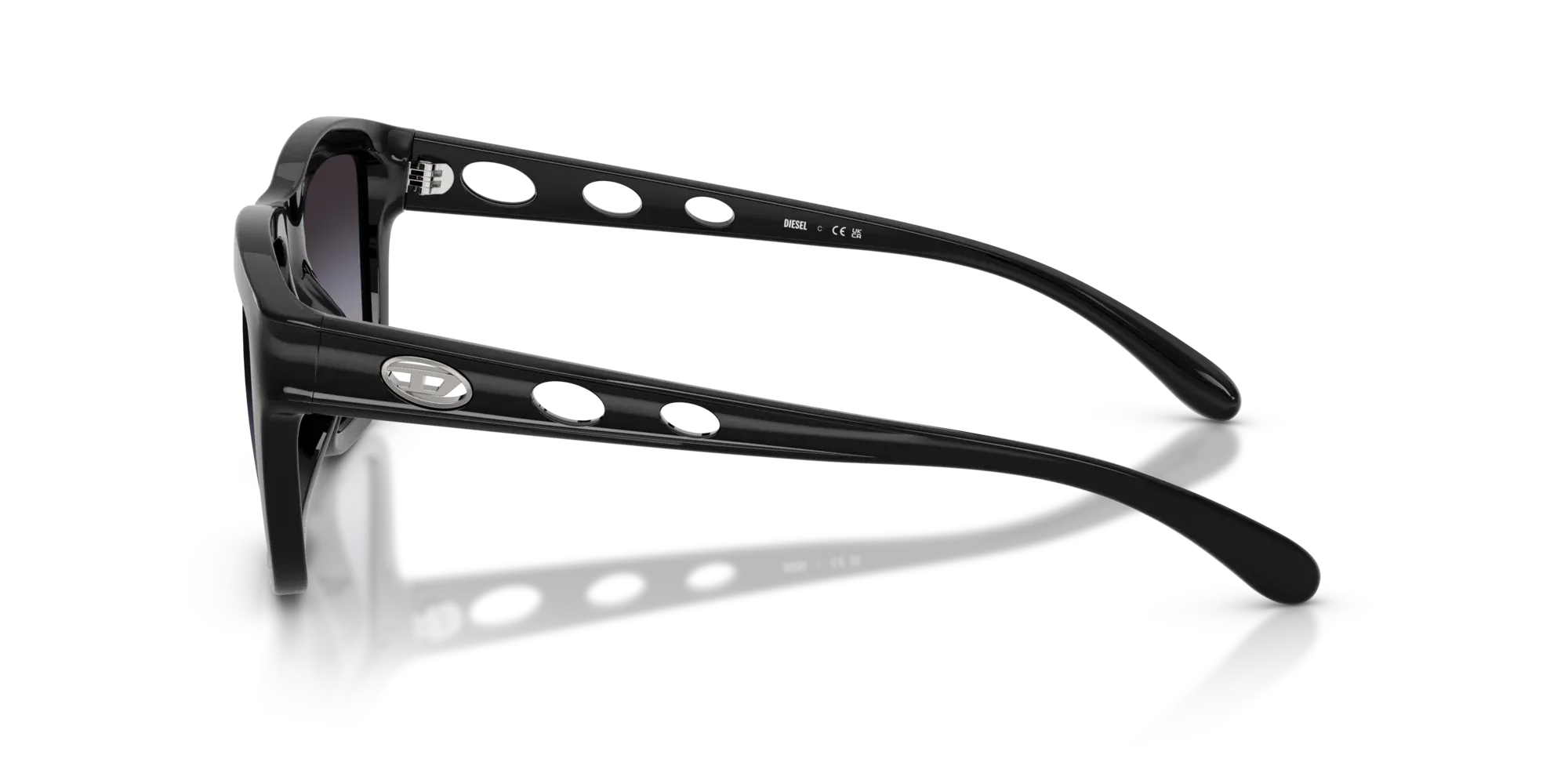 Occhiali da sole Diesel DL3006U 20018G Nero lucido - Pistilleria