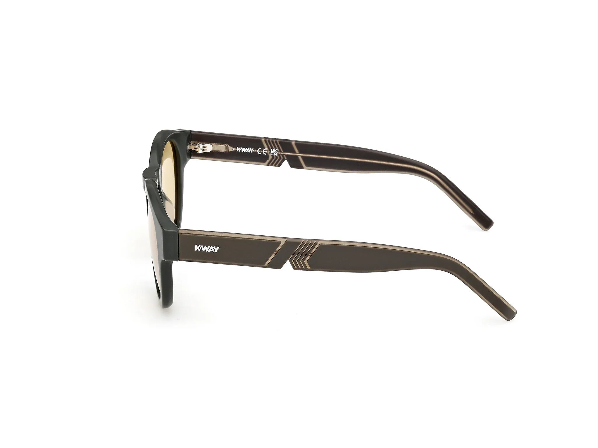 Occhiali da sole K-Way KW0008 97J Verde Scuro Opaco - Pistilleria