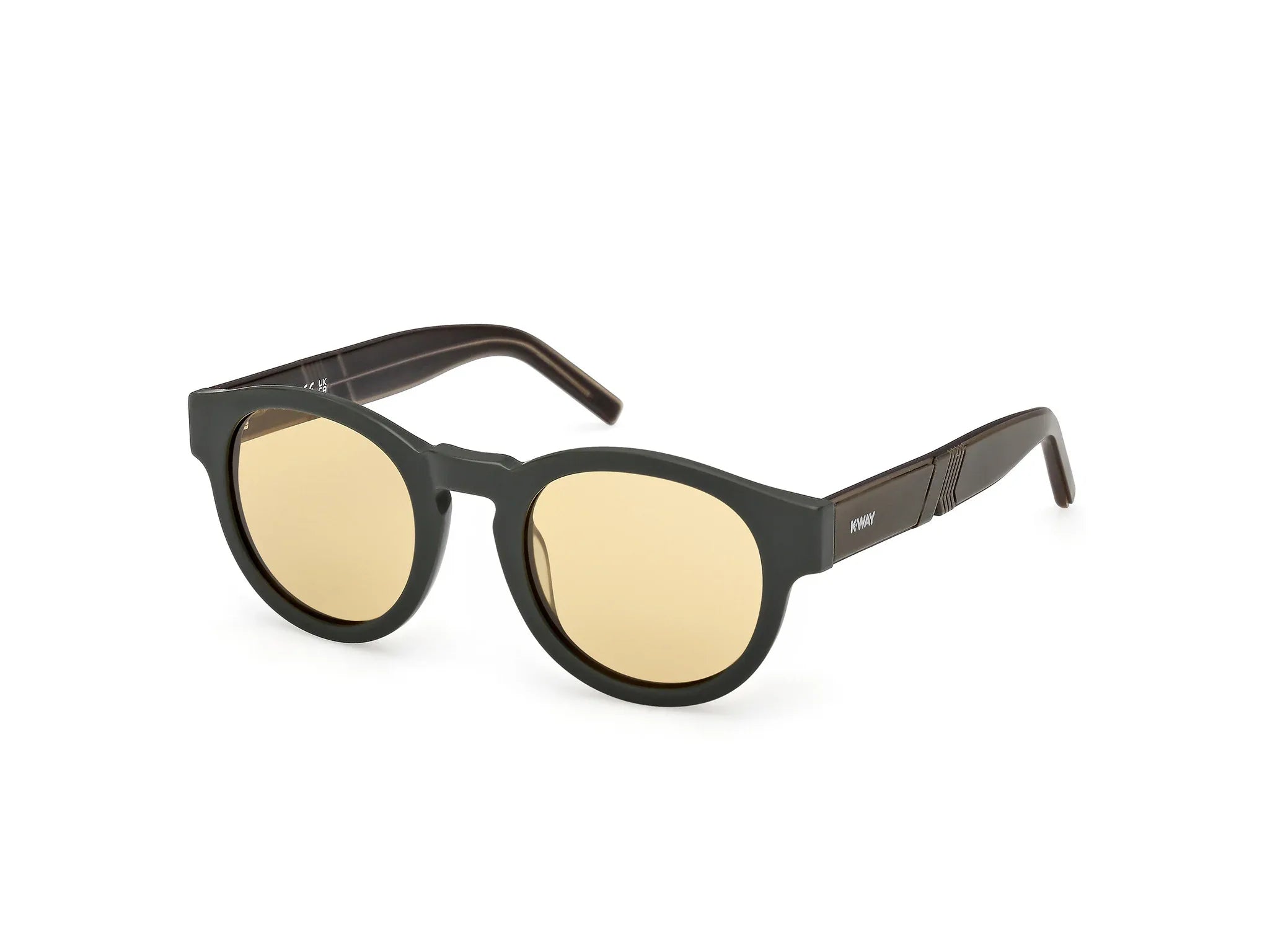 Occhiali da sole K-Way KW0008 97J Verde Scuro Opaco - Pistilleria