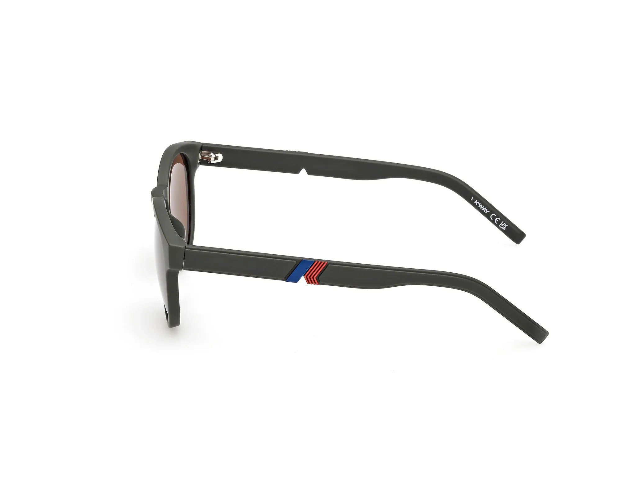 Occhiali da sole K-Way KW0011 97H Verde Scuro Opaco Polarizzato - Pistilleria