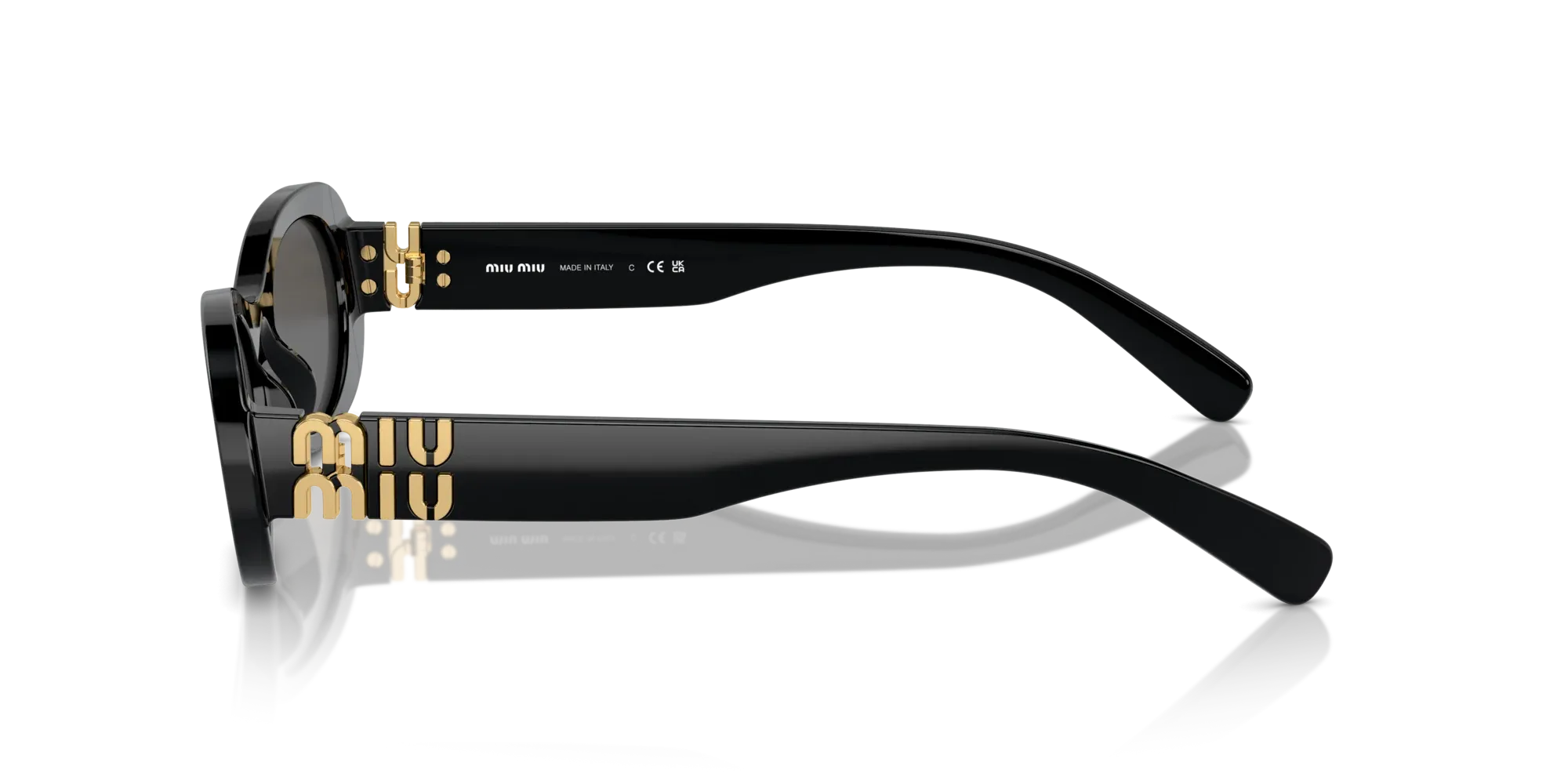 Occhiali da sole Miu Miu MU 06ZS 1AB5S0 - Nero - Pistilleria