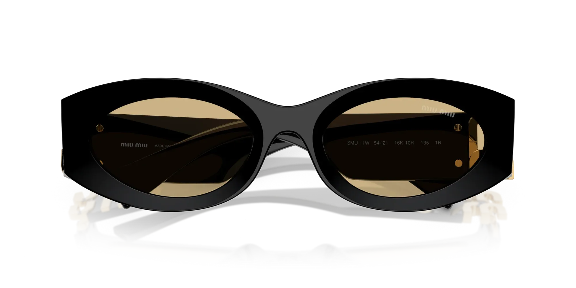 Occhiali da sole Miu Miu MU 11WS 16K10R - Nero - Pistilleria