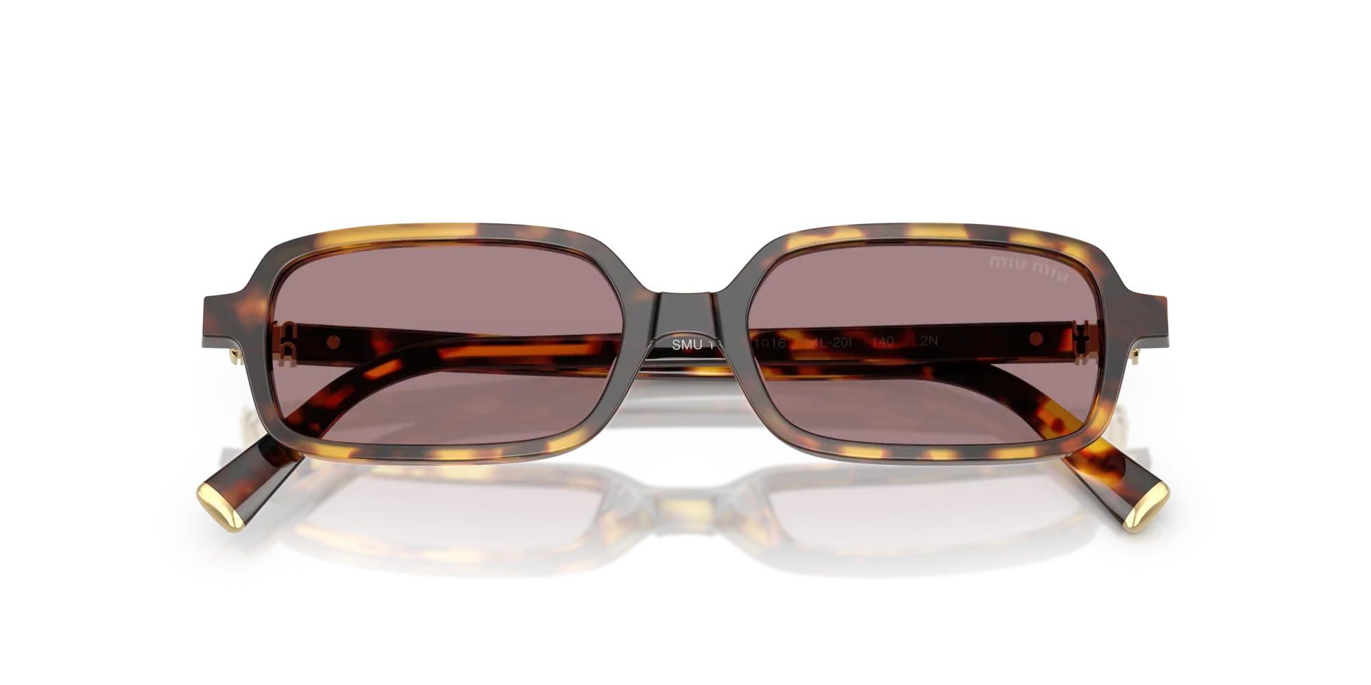 Occhiali da sole Miu Miu MU 11ZS 14L20I - Havana miele - Pistilleria