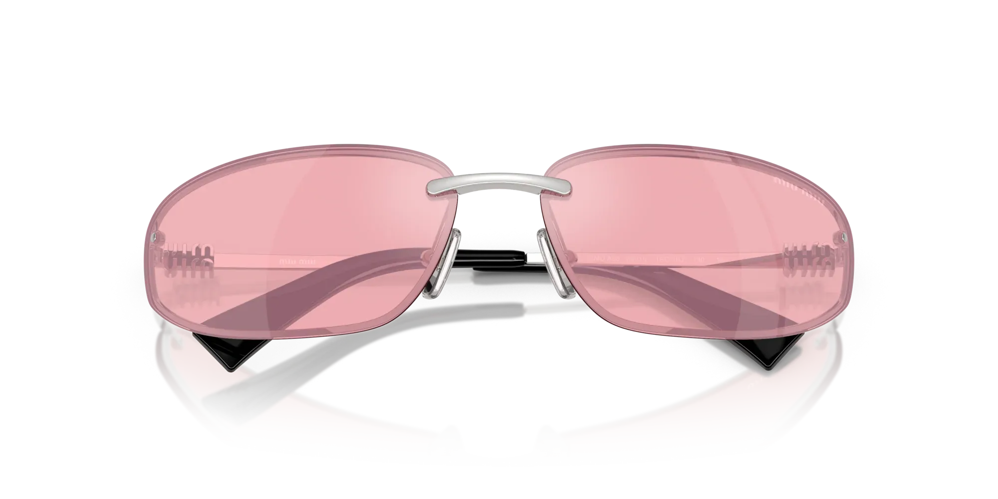 Occhiali da sole Miu Miu MU A50S 1BC70J - Argento - Pistilleria