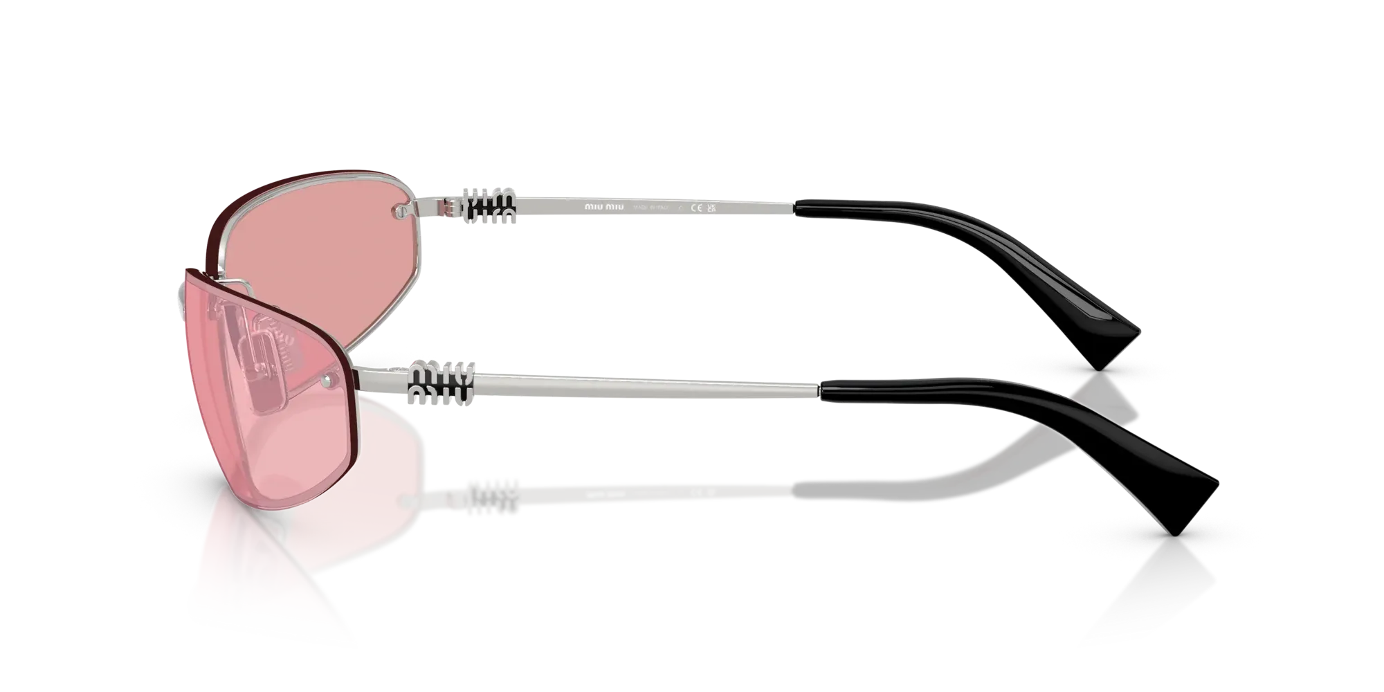 Occhiali da sole Miu Miu MU A50S 1BC70J - Argento - Pistilleria