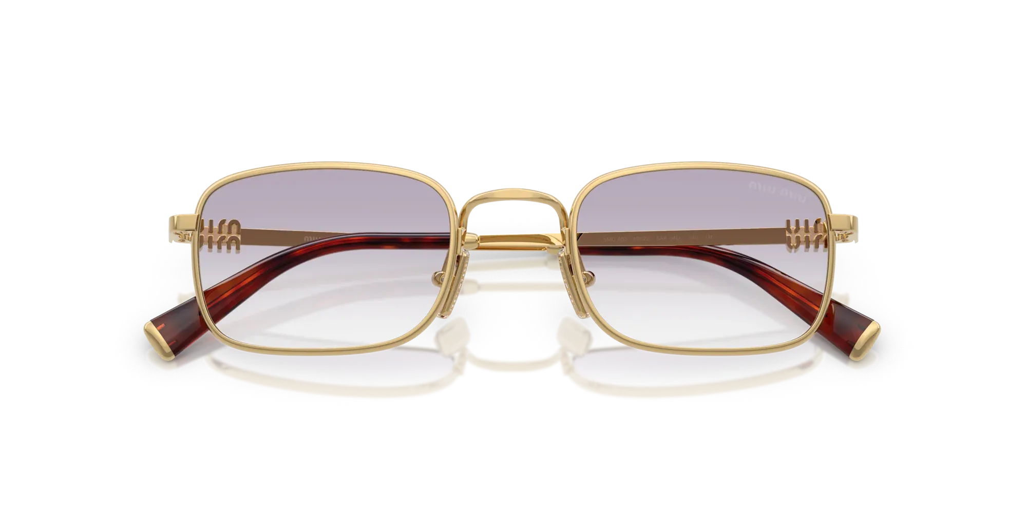 Occhiali da sole Miu Miu MU A53S 5AK04O - Oro - Pistilleria