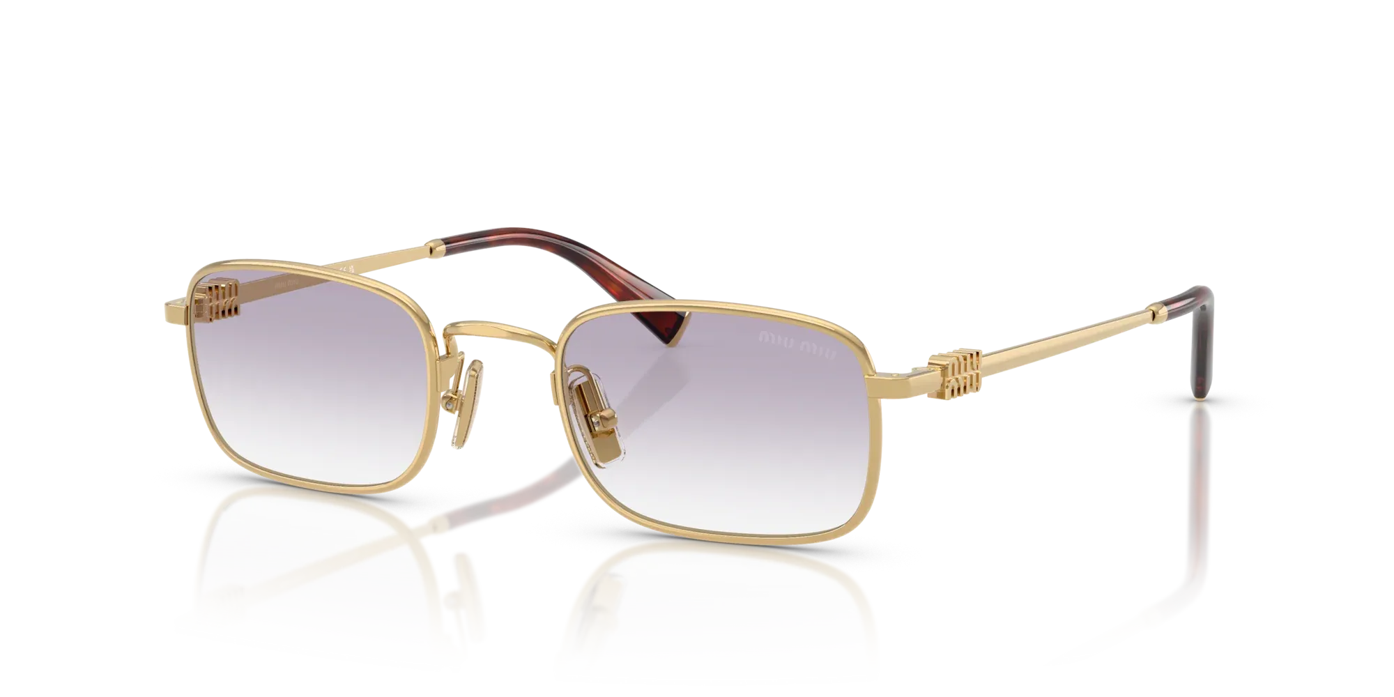 Occhiali da sole Miu Miu MU A53S 5AK04O - Oro - Pistilleria